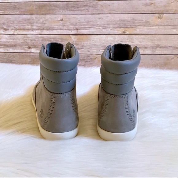 - Timberland Grey Dausette Sneaker Boots - Picture 7 of 8